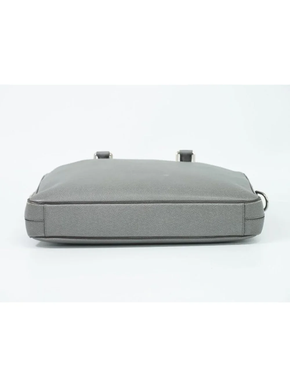 Louis Vuitton LV Porto Documan Business PM Taiga Leather Bag Glacier Gray
